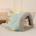 Warm Dinosaur Cat Bed